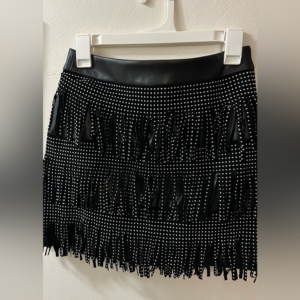 Look at this sexy and sassy black tassel skirt!!!!